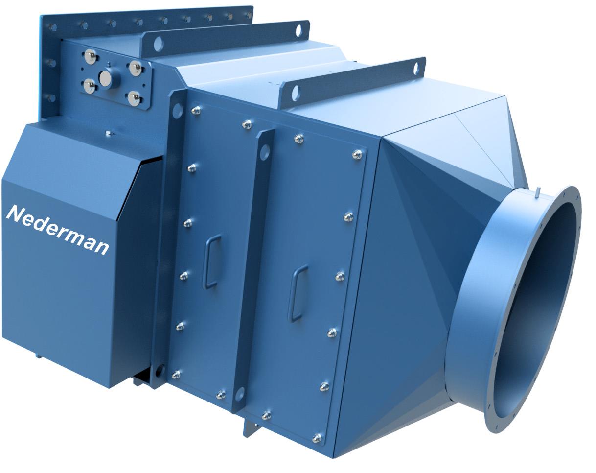 Explosion Isolation Flap Valve Carz N Oe315 1000Mm